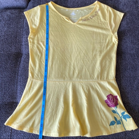 Disney Princess Belle Top. Authentic Beauty & the Beast Ball Gown Style Tunic - Picture 9 of 12